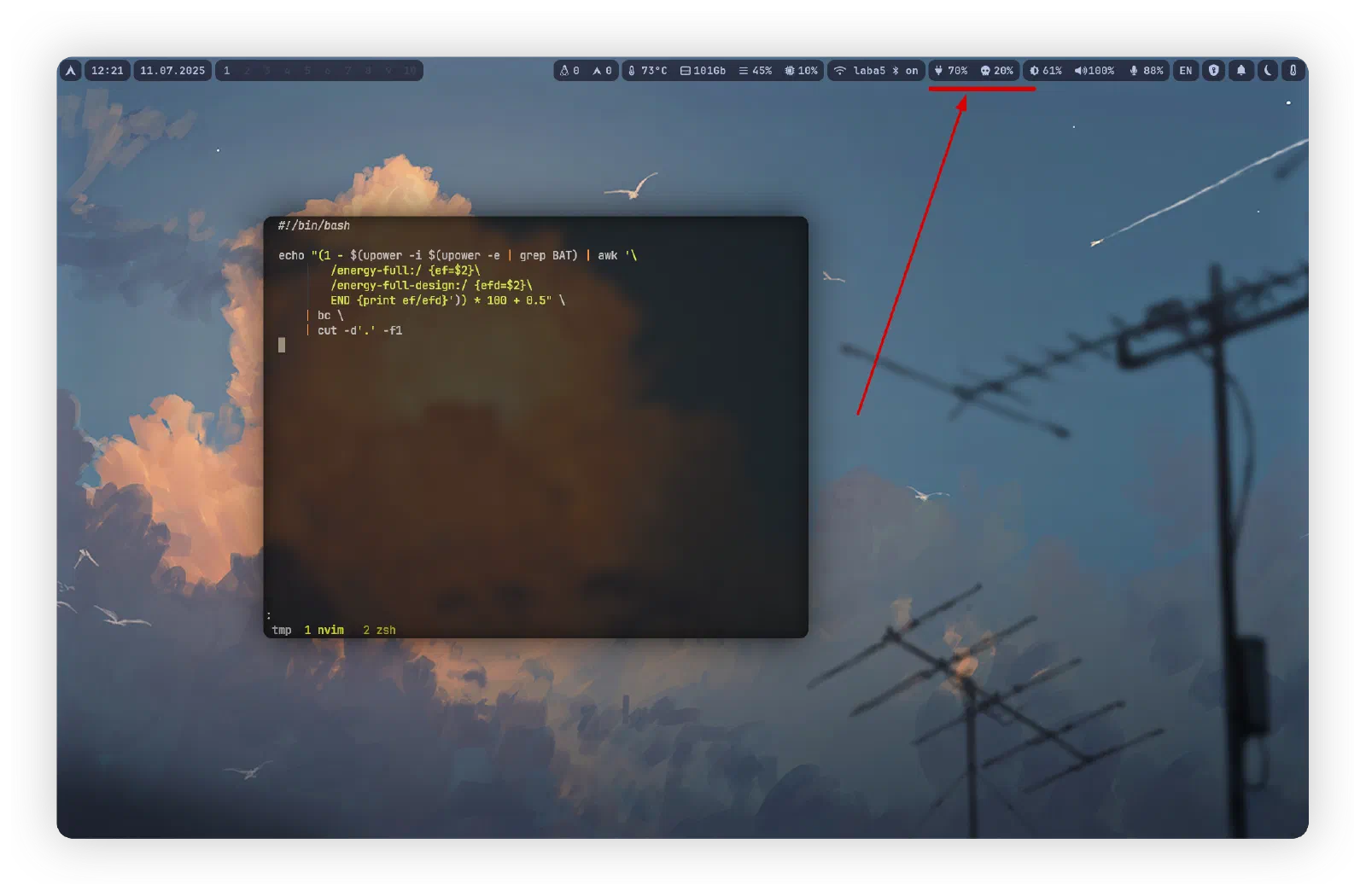 Illustration for Battery degradation on Linux